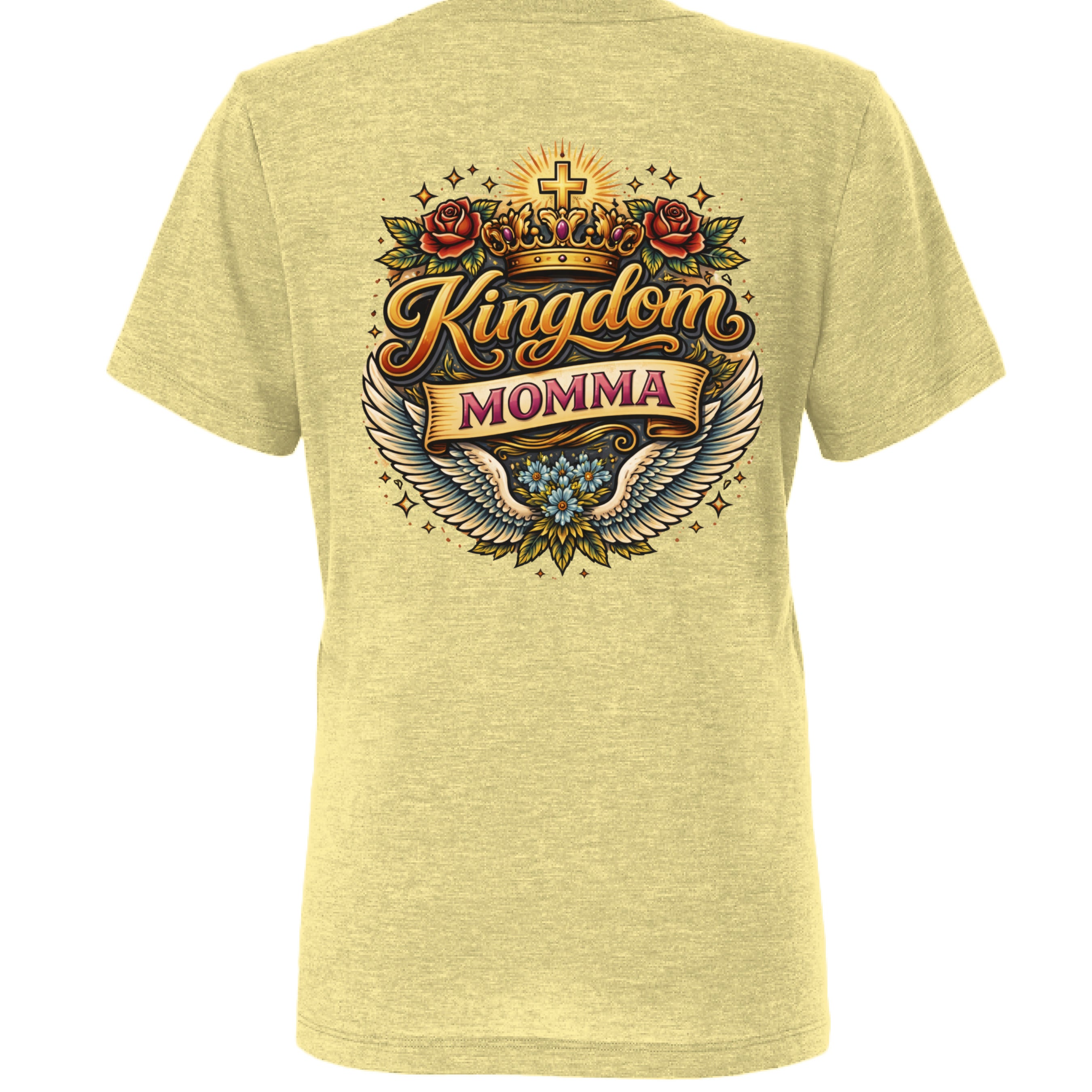 Pale Yellow Triblend - BACK