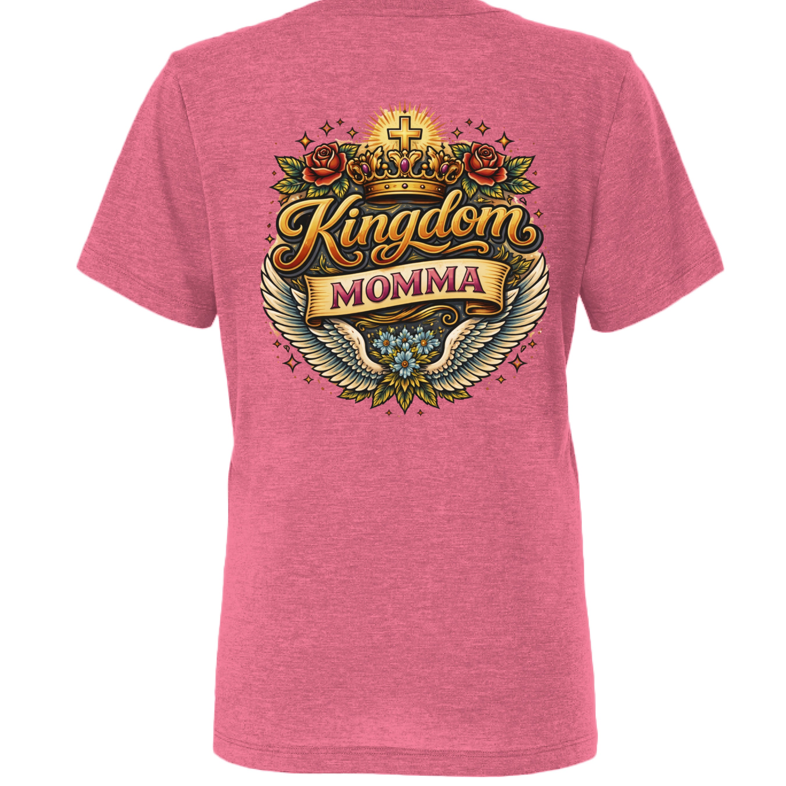 Char Pink Triblend - BACK