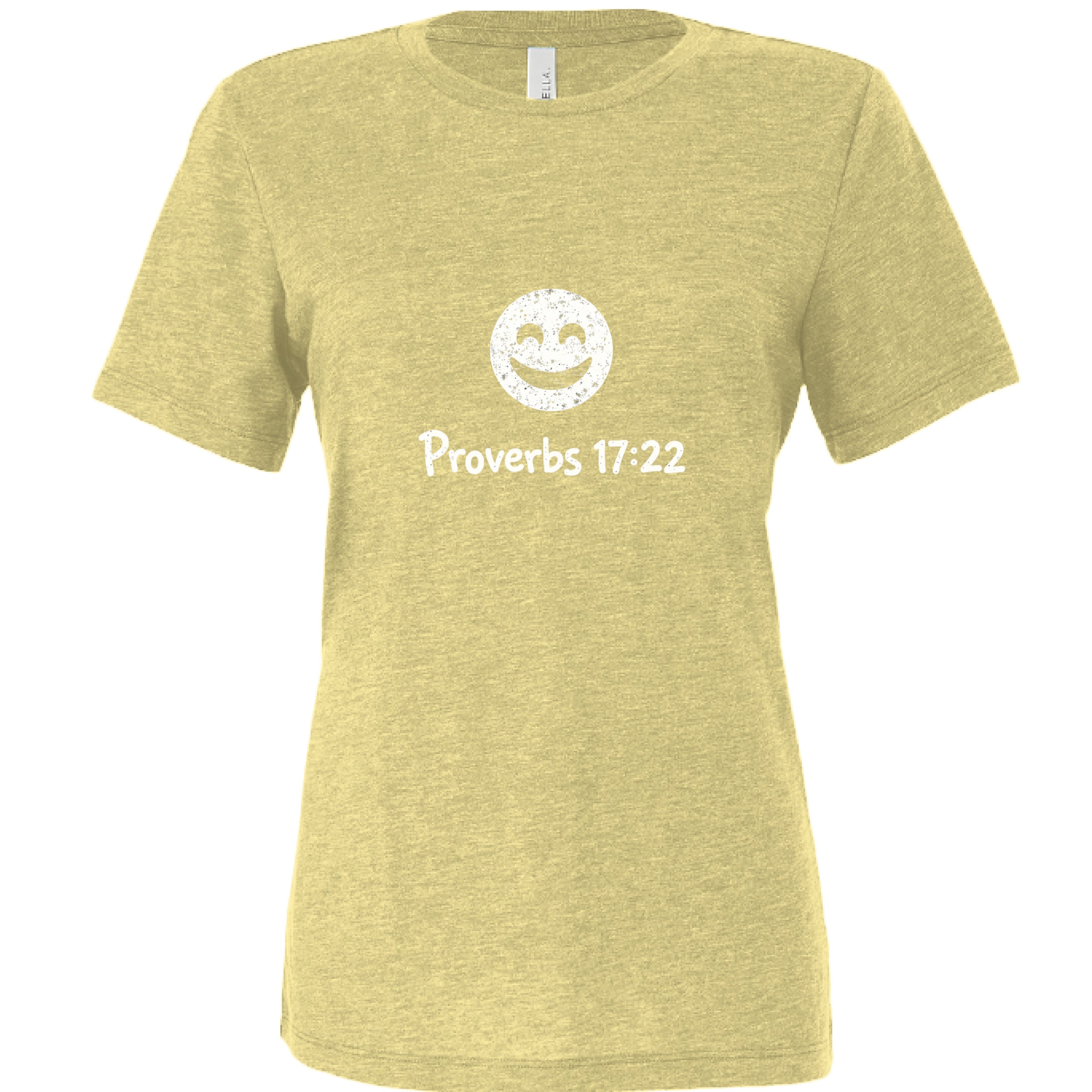 Pale Yellow Triblend - FRONT