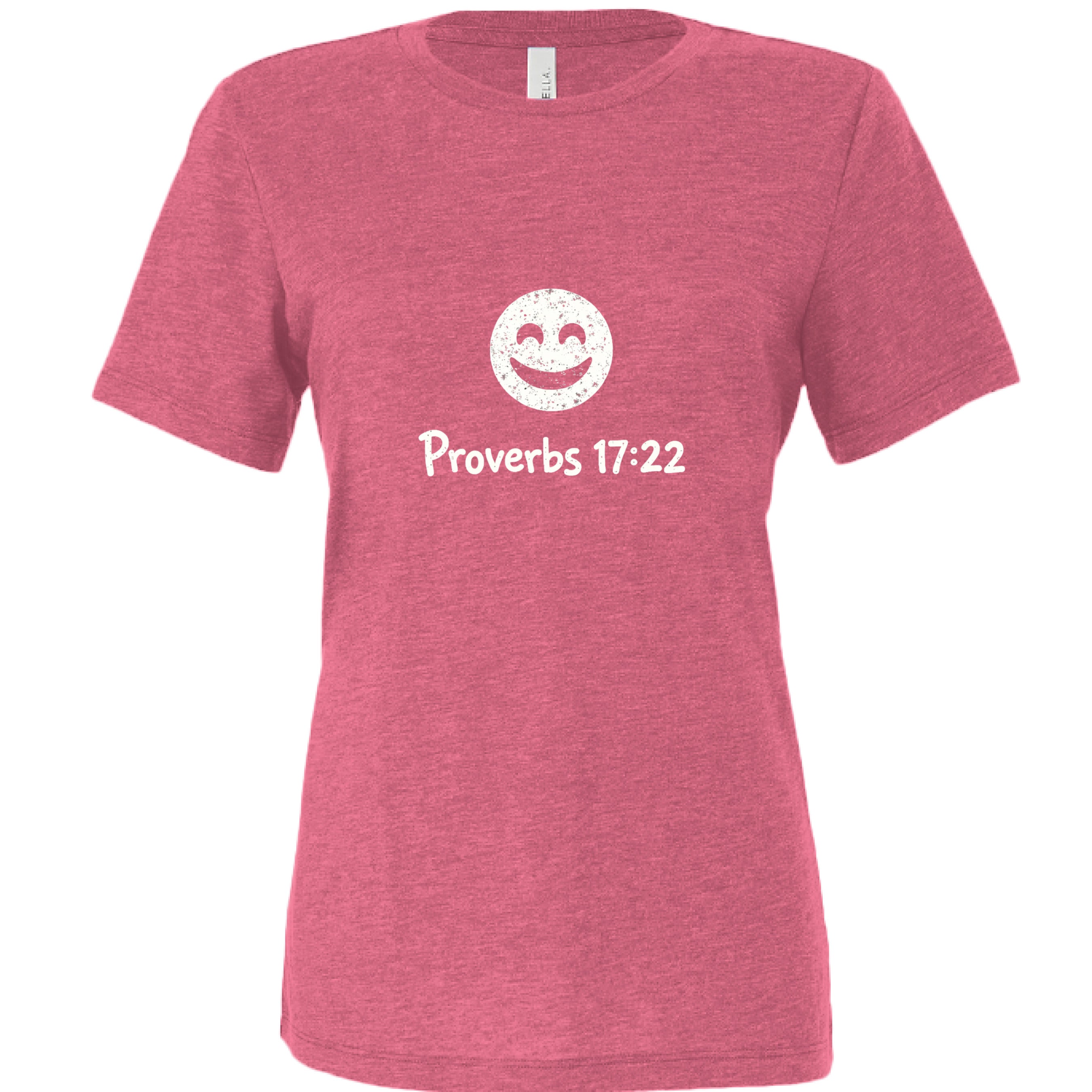 Char Pink Triblend - FRONT