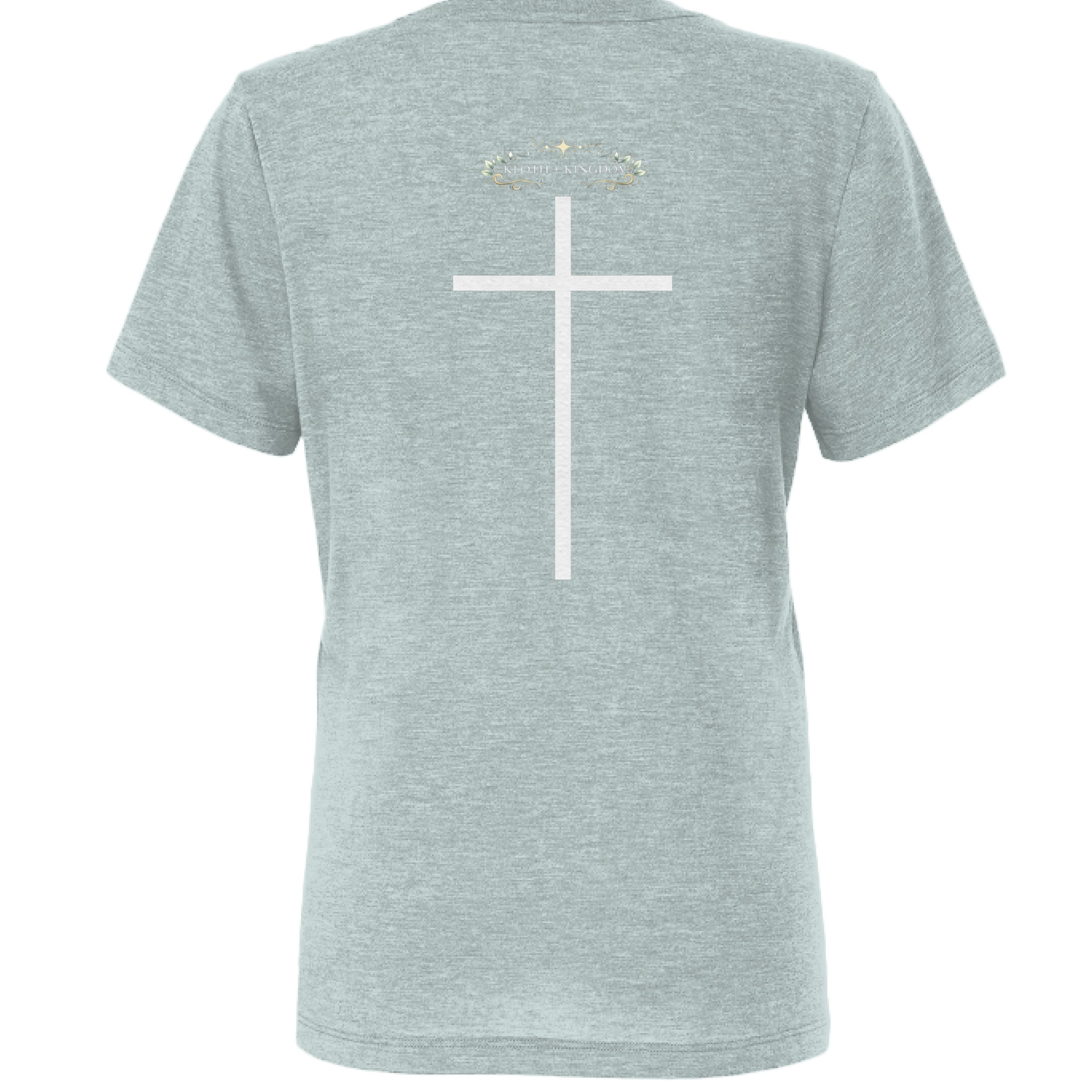 Dusty Blue Triblend - BACK