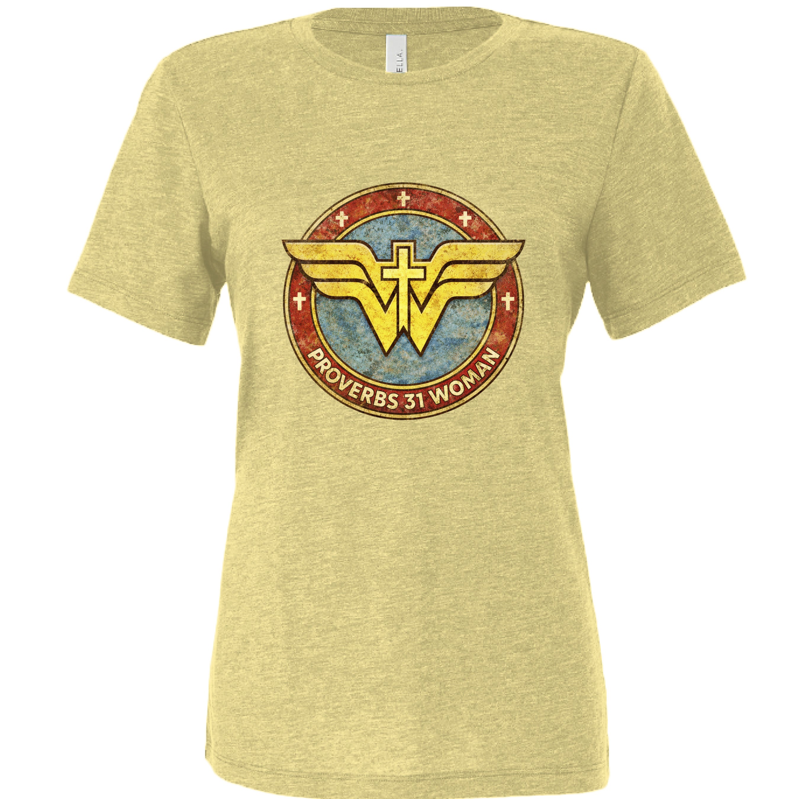 Pale Yellow Triblend - FRONT
