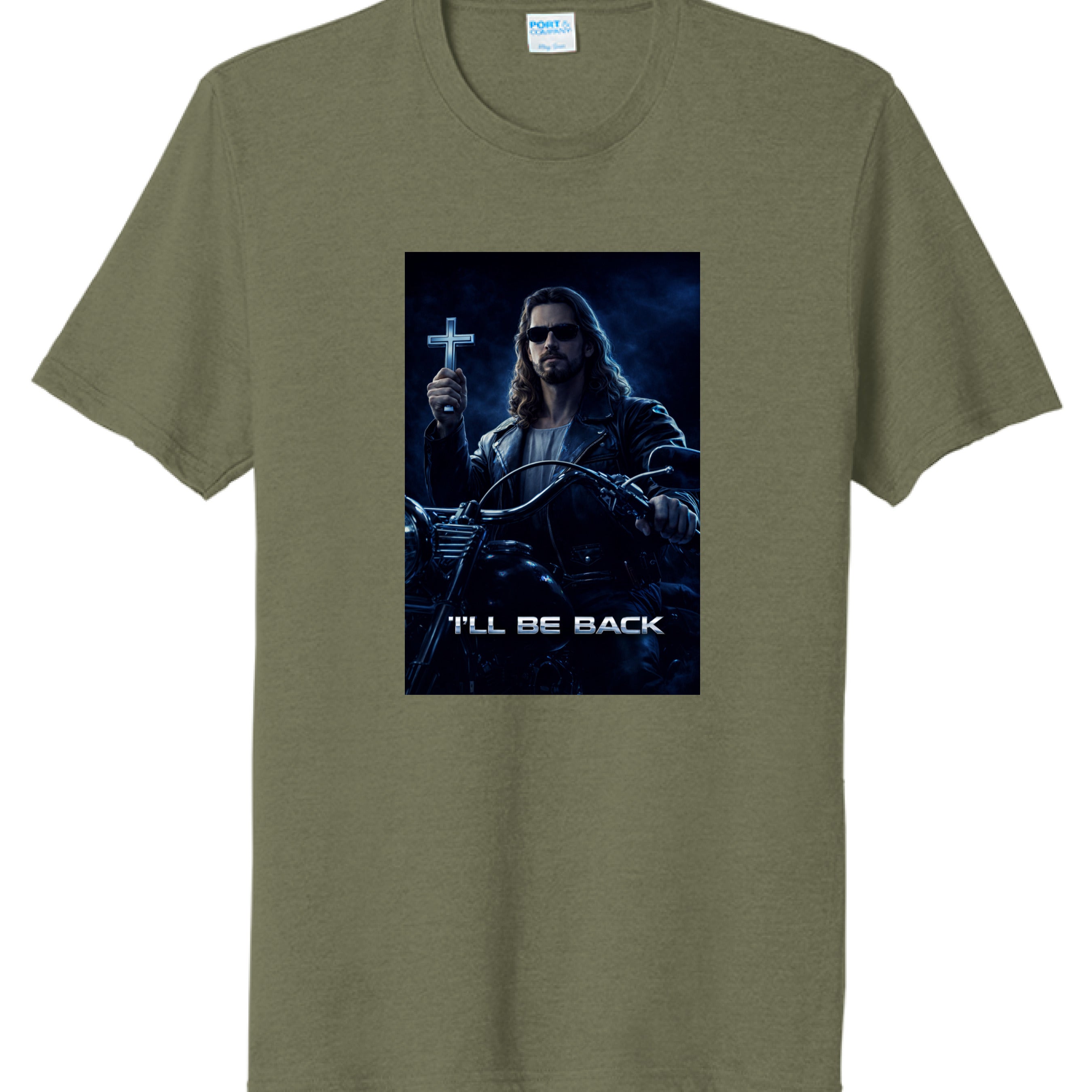 Military Green Heather - FRONT