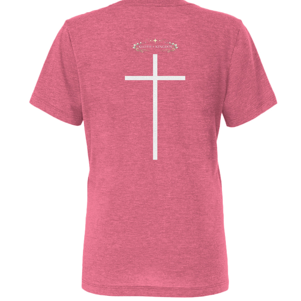 Char Pink Triblend - BACK