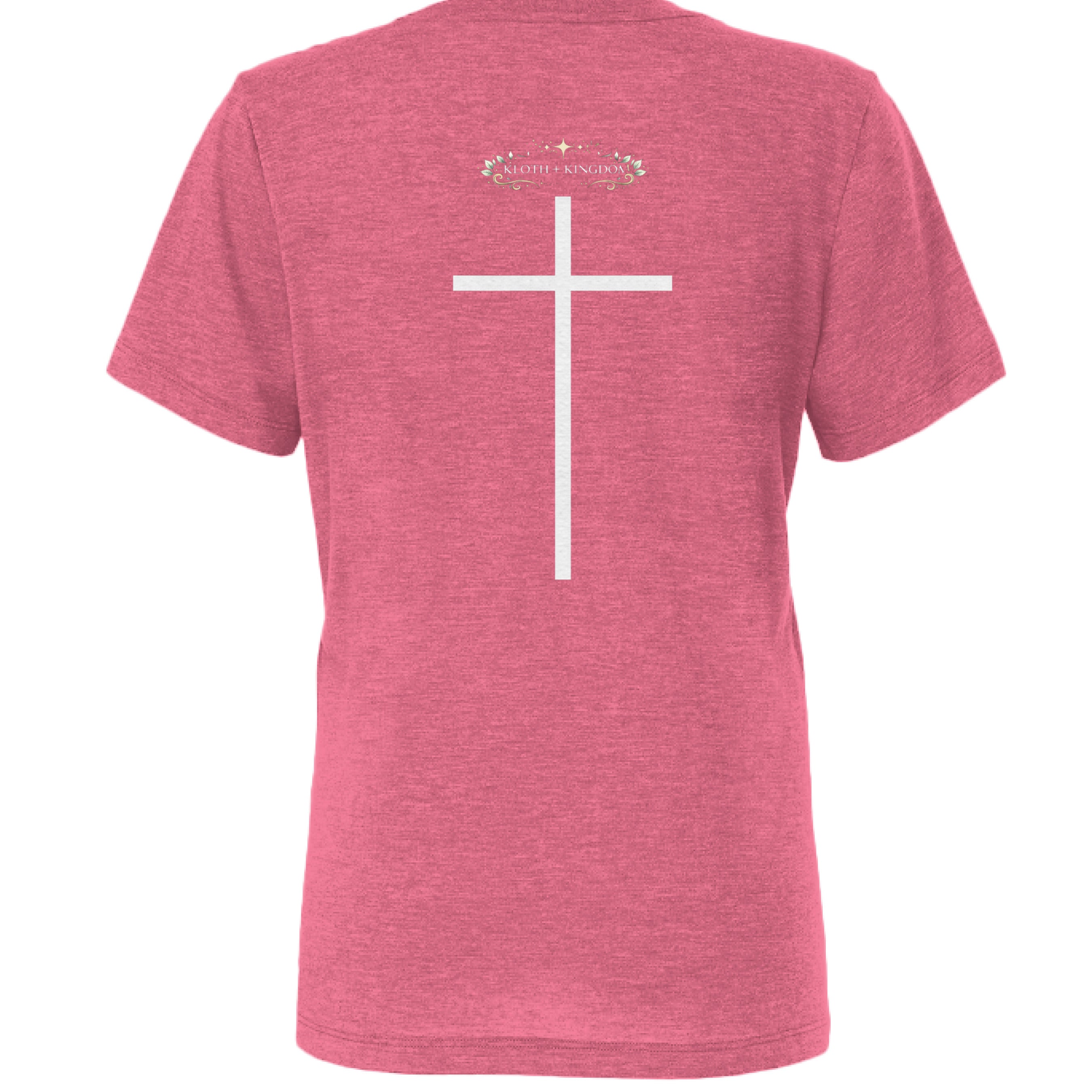 Char Pink Triblend - BACK