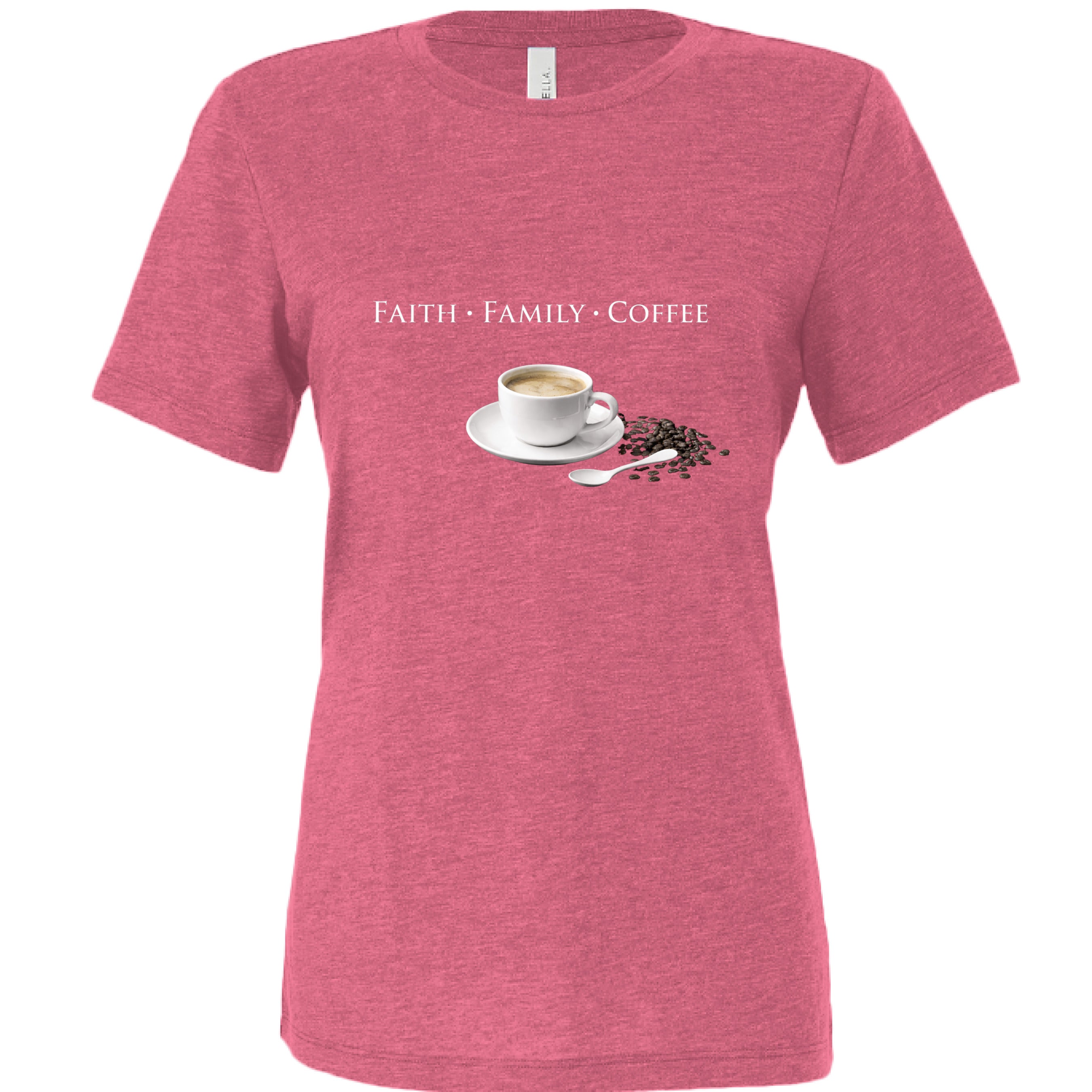 Char Pink Triblend - FRONT