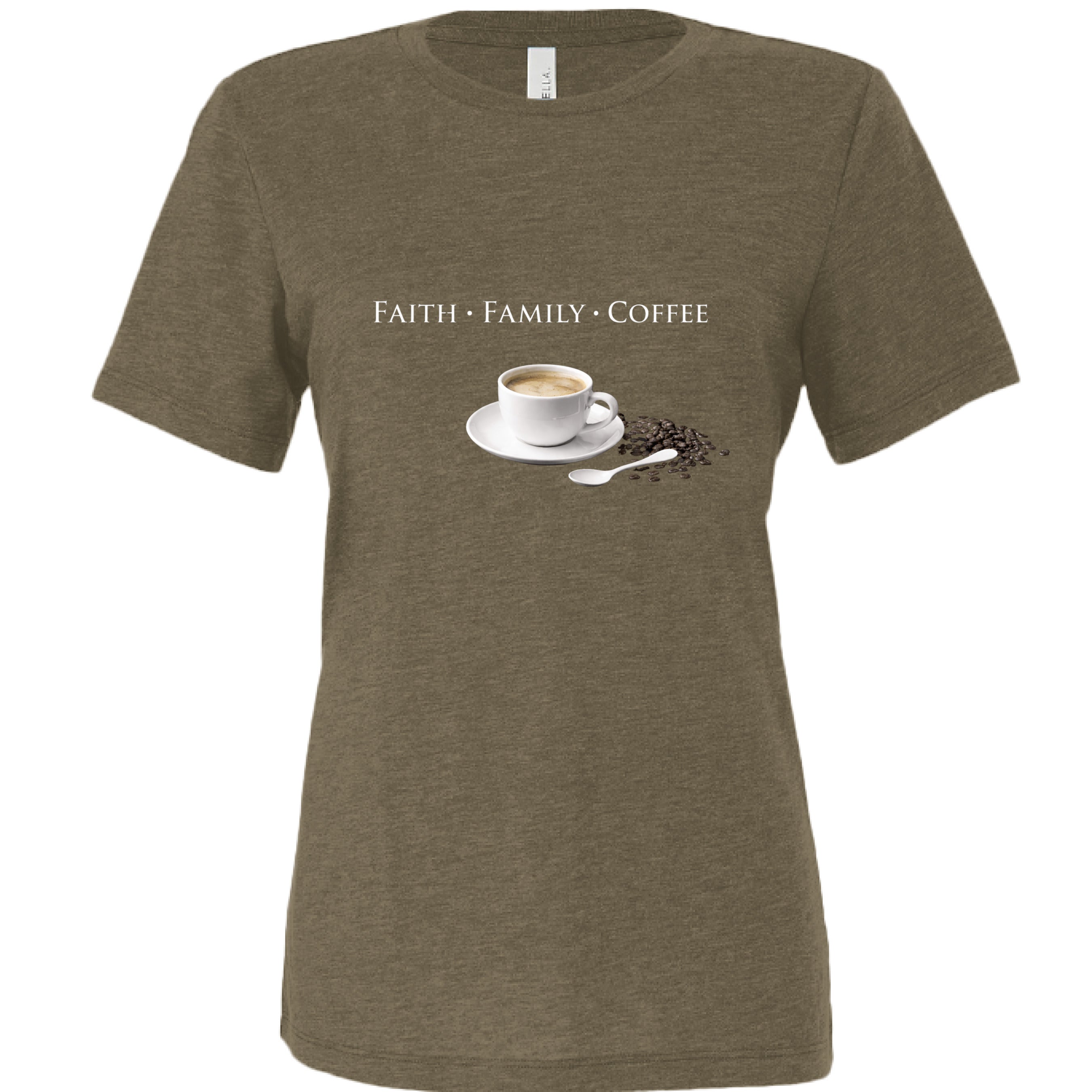 OLIVE TRIBLEND - FRONT