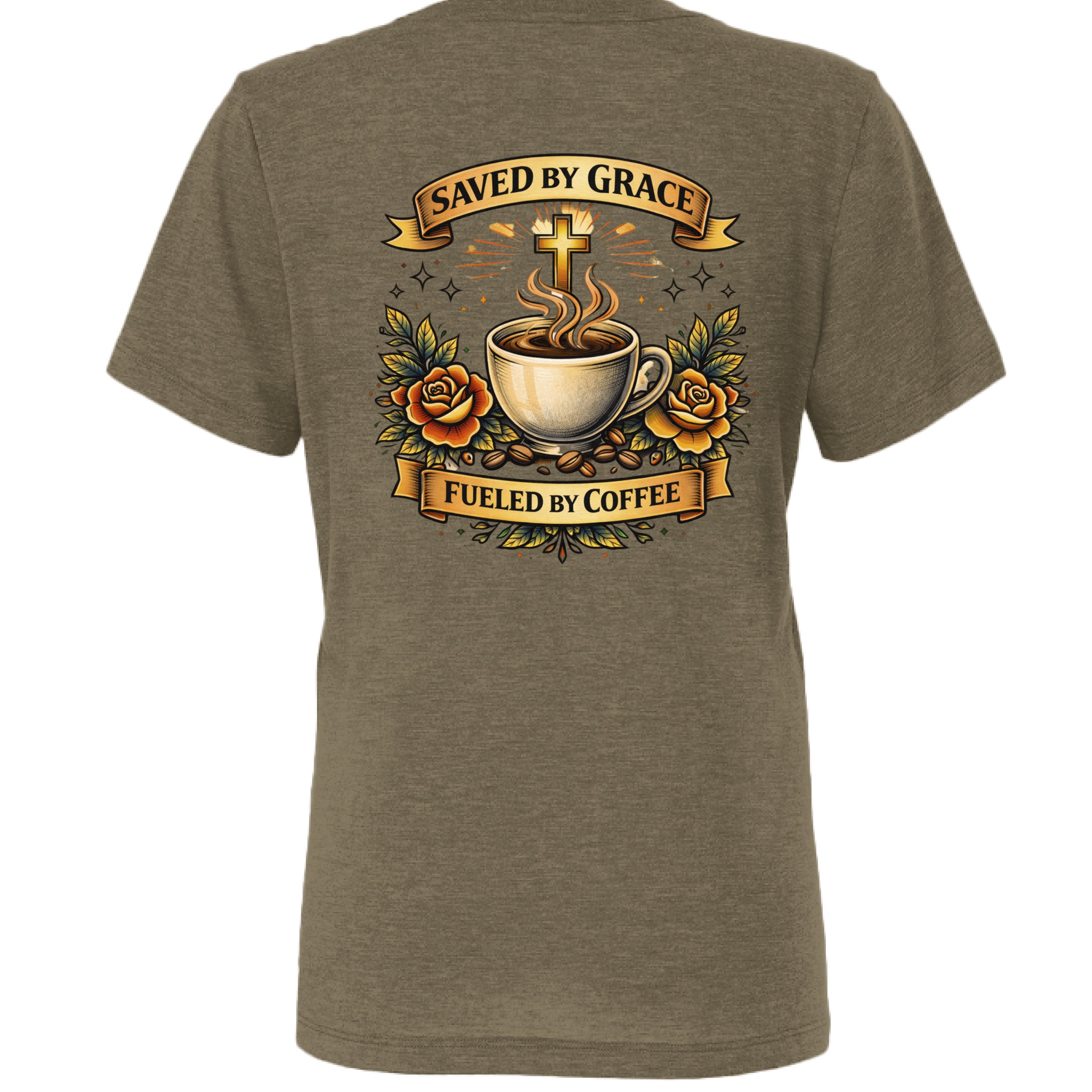 OLIVE TRIBLEND - BACK