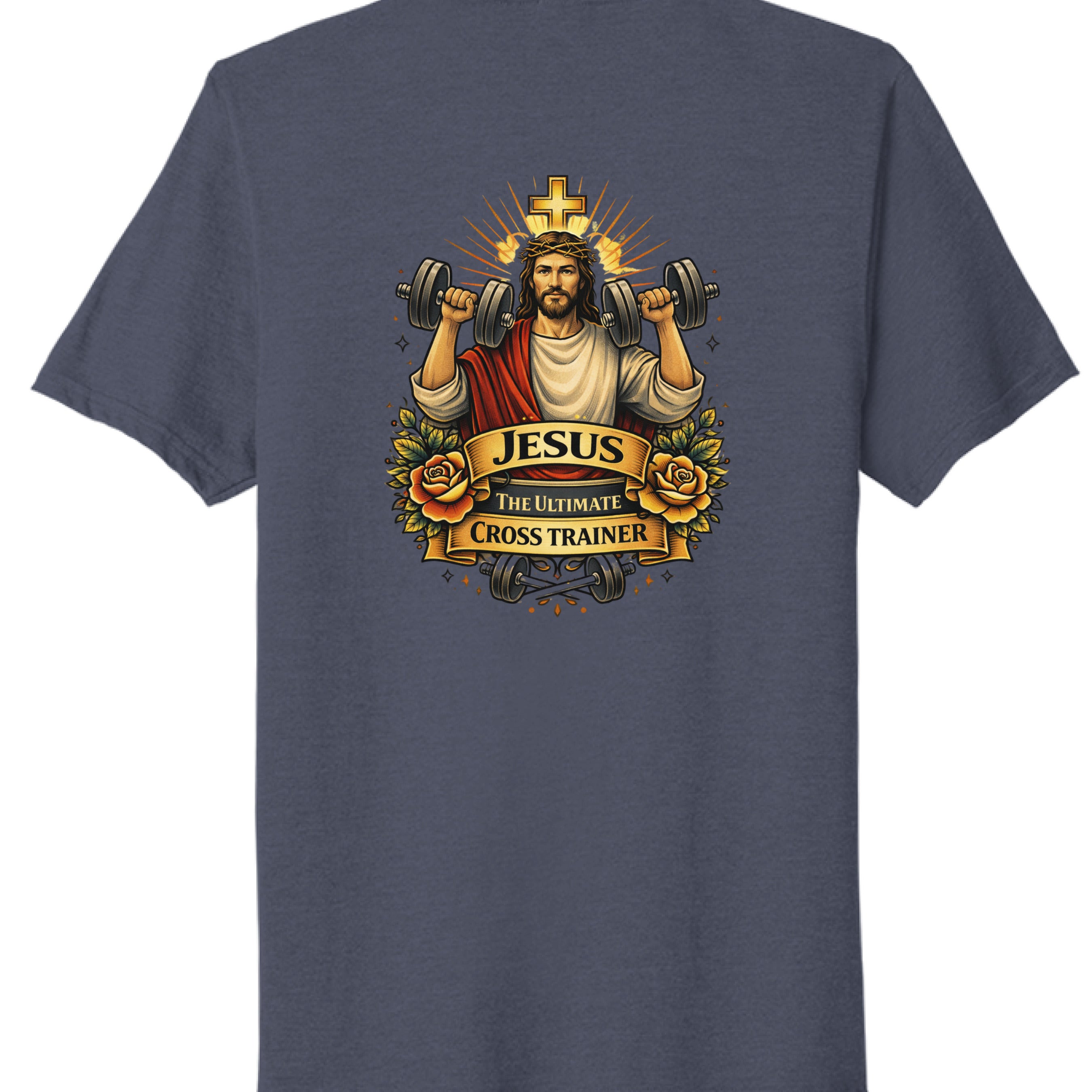 Team Navy Heather - BACK