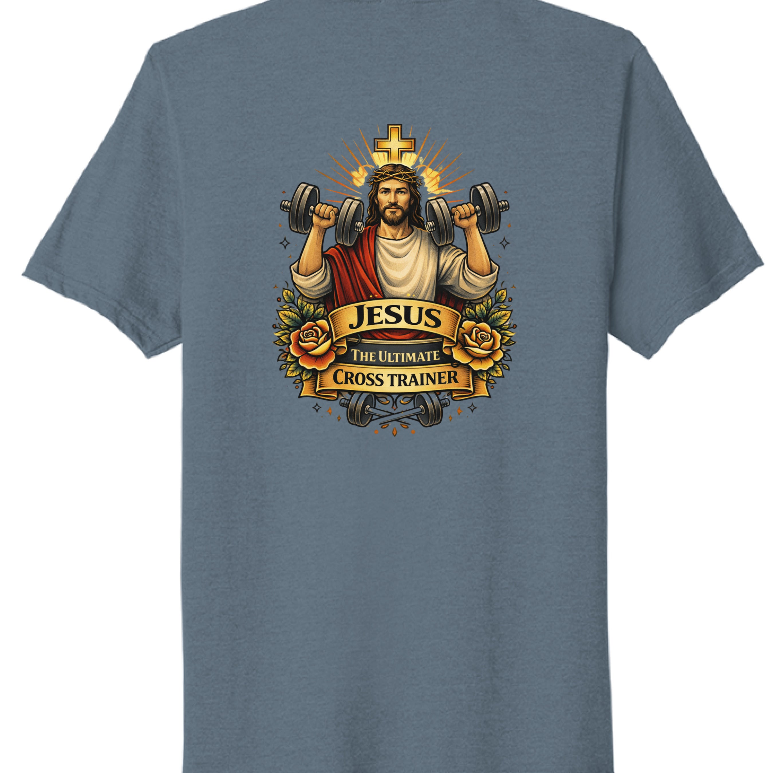 Steel Blue Heather - BACK